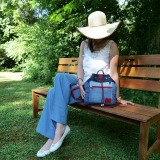 Sac à dos Coton d'Avril RUGINETO Jean