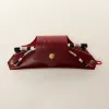 Étui à lunettes PLICO cuir prune