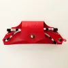 Étui à lunettes PLICO cuir rouge