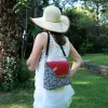 Sac à main Bandoulière Coton d'Avril ESTELLO Leopard