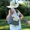 Sac à main Bandoulière Coton d'Avril ESTELLO Leopard