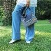 Sac à main Bandoulière Coton d'Avril ESTELLO Leopard