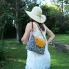Sac à main Bandoulière Coton d'Avril ESTELLO Leopard