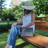 Sac à main Bandoulière Coton d'Avril ESTELLO Leopard