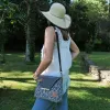 Sac à main Bandoulière Coton d'Avril ESTELLO Leopard