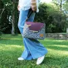 Sac à main Bandoulière Coton d'Avril ESTELLO Leopard