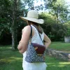 Sac à main Bandoulière Coton d'Avril ESTELLO Leopard