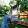 Sac à main Bandoulière Coton d'Avril ESTELLO Leopard