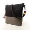 Sac à main bandoulière Coton d'Avril BEATRIS Edition Jean Cobalt
