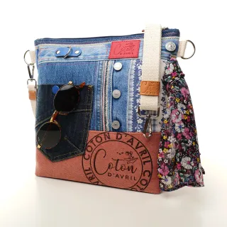 Sac à main bandoulière Coton d'Avril BEATRIS Edition Jean Praline