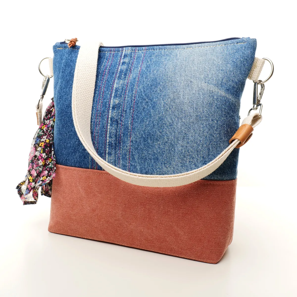 Sac à main bandoulière Coton d'Avril BEATRIS Edition Jean Praline