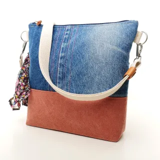 Sac à main bandoulière Coton d'Avril BEATRIS Edition Jean Praline