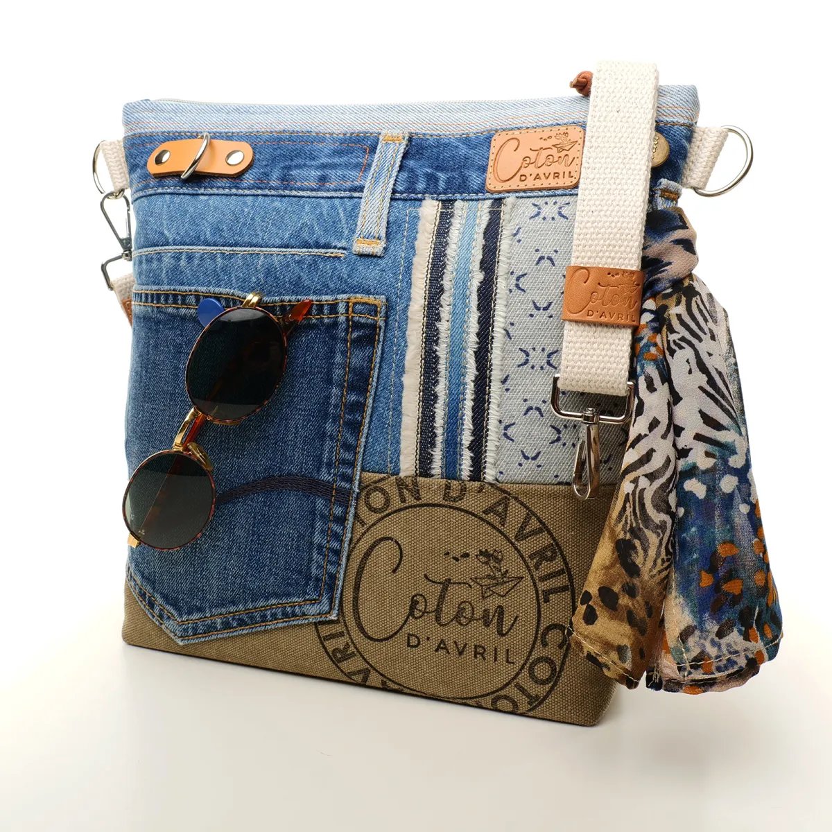Sac à main bandoulière Coton d'Avril BEATRIS Edition Jean Savane