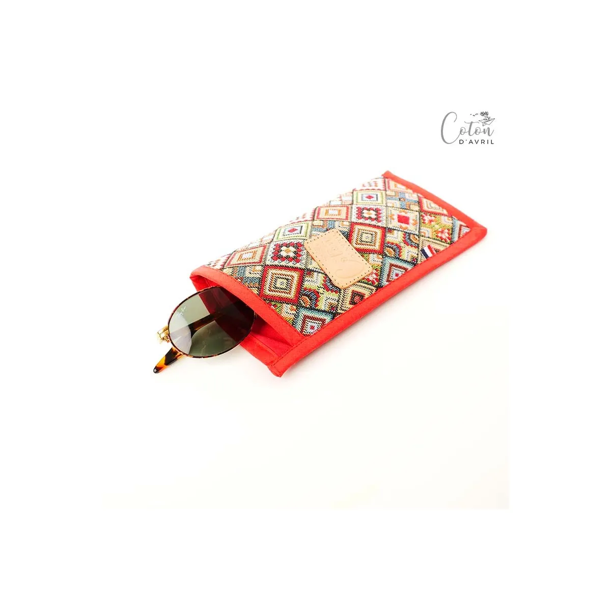 Etui à lunettes Coton d'Avril motifs