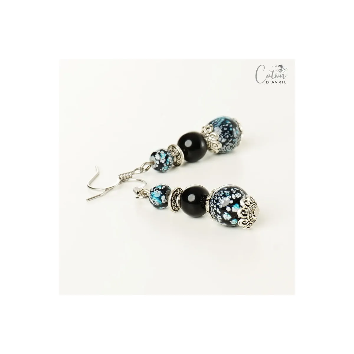 Boucles d'oreilles Lilas