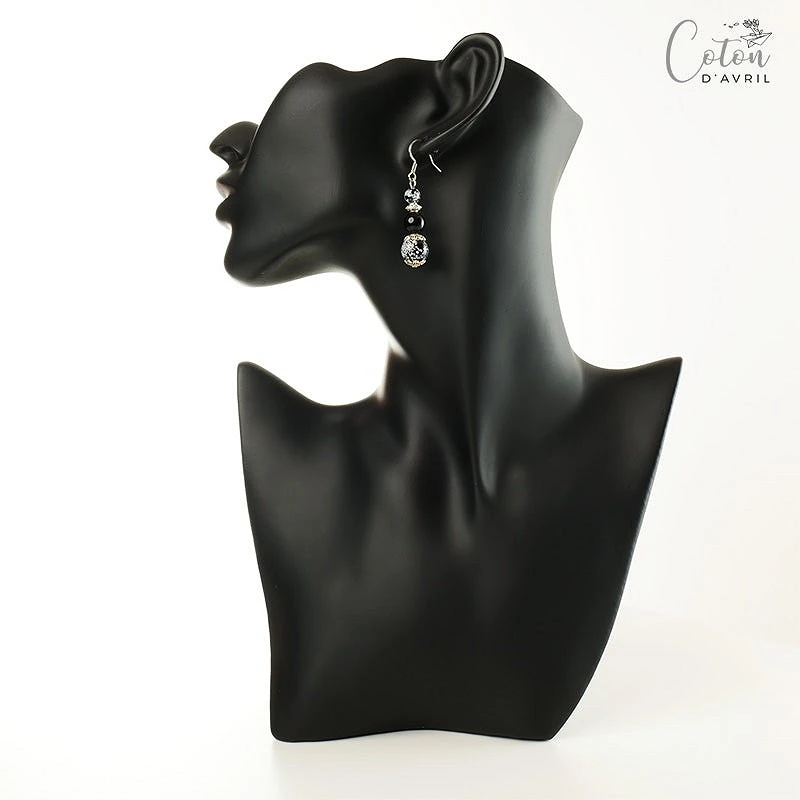 Boucles d'oreilles Lilas