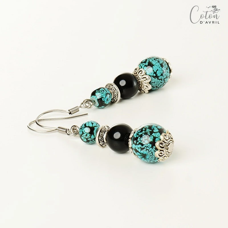 Boucles d'oreilles Lilas