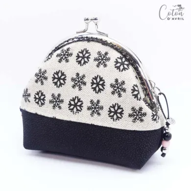 Pochette porte monnaie coton d'avril