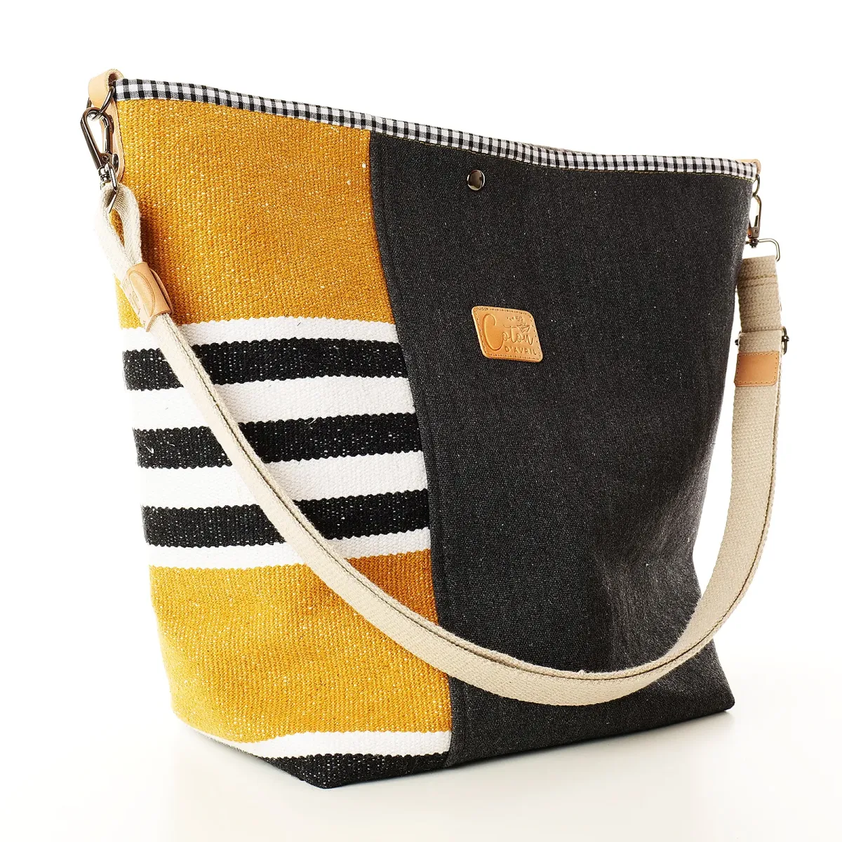 Sac Cabas Coton d'Avril TOPAZE Marin