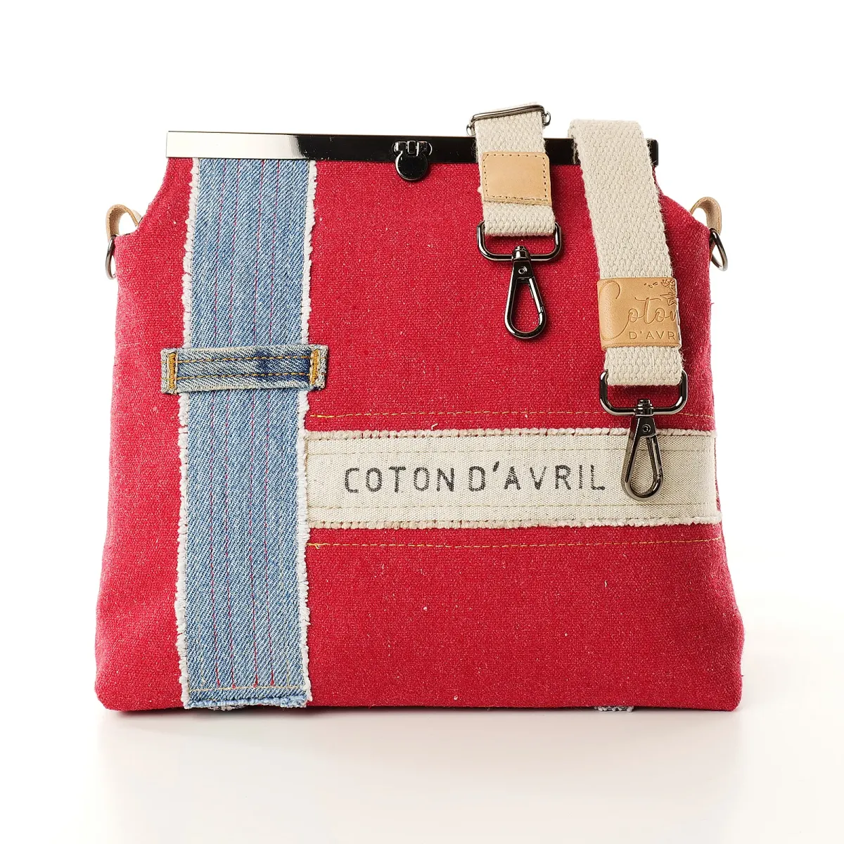 Sac à main Coton d'Avril SIGNATURE Rouge