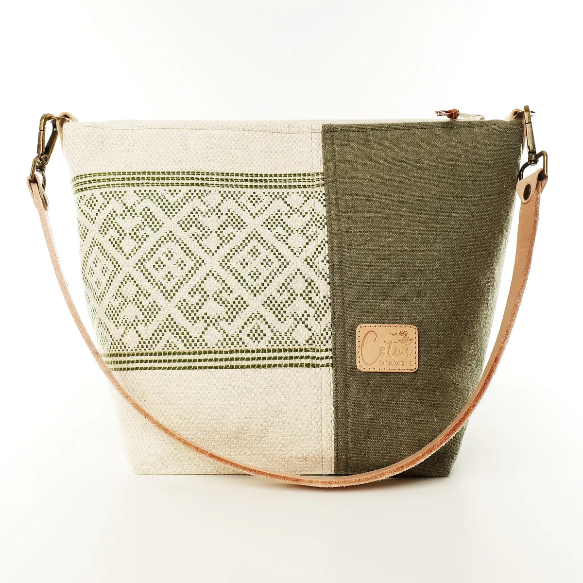 Sac à main Coton d'Avril GARLABAN Forêt