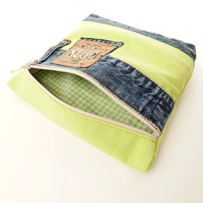 Pochette Coton d'Avril JEAN LIN vert