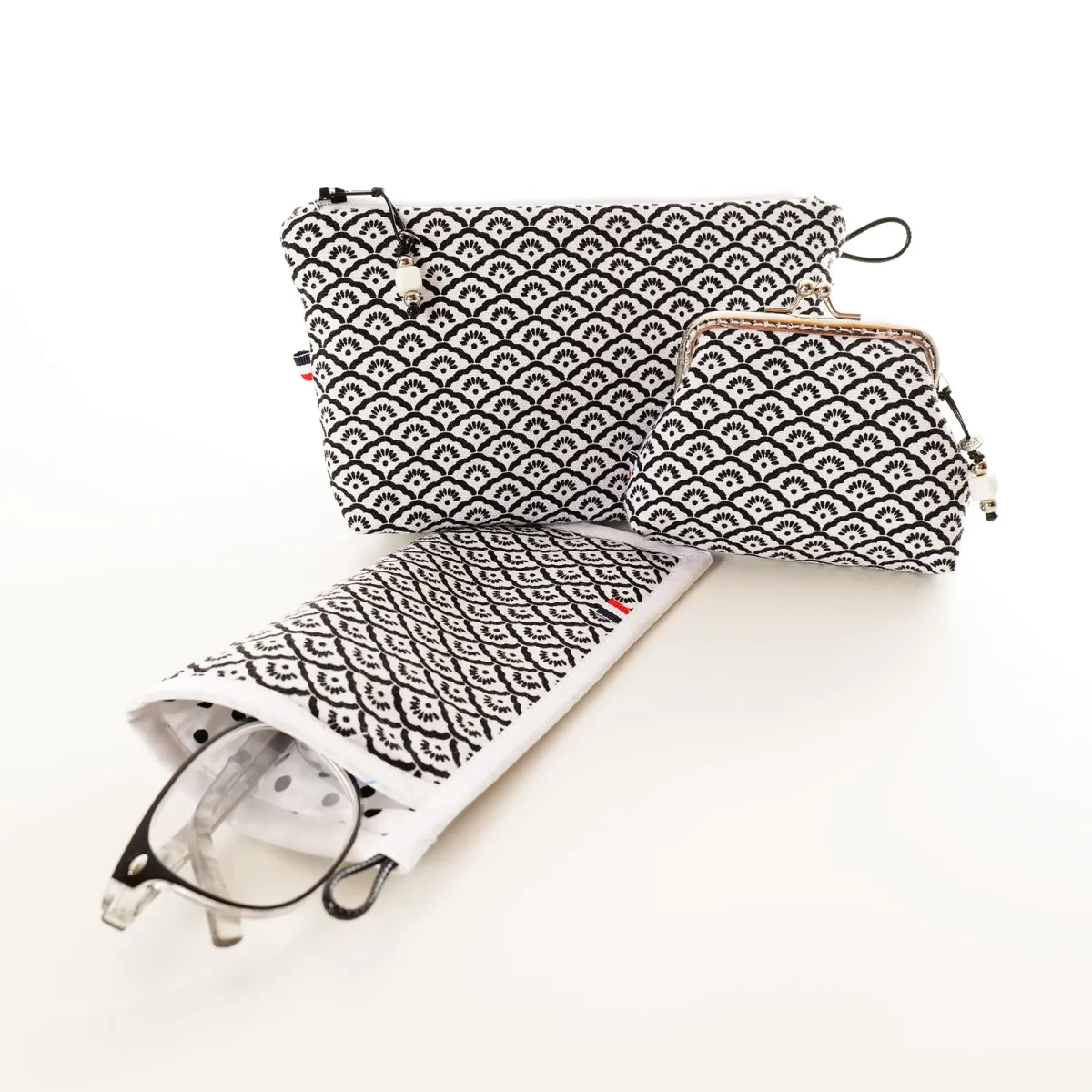 Ensemble 3 Pochettes Eventails