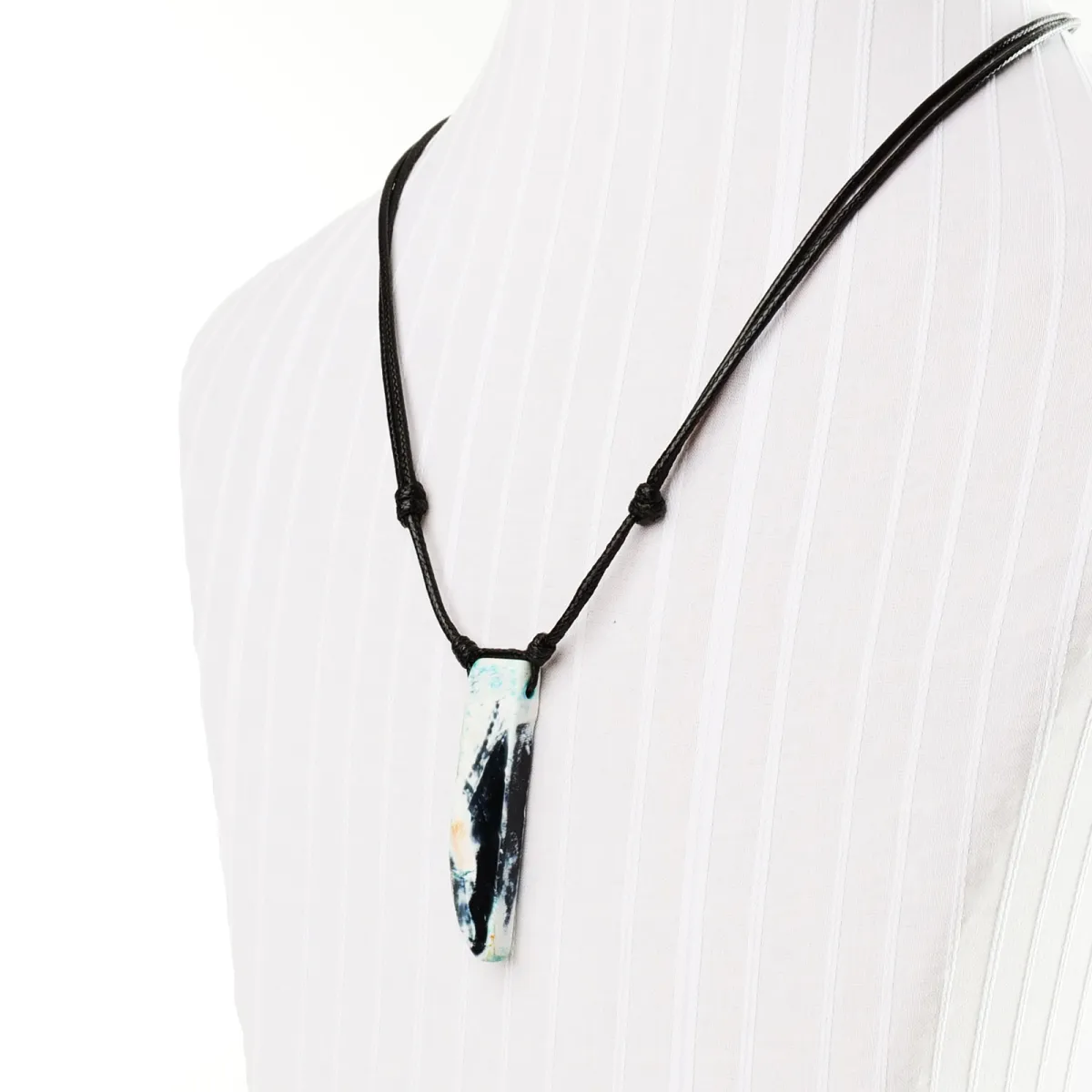 Collier Pierre d'Agate Anis coton d'avril