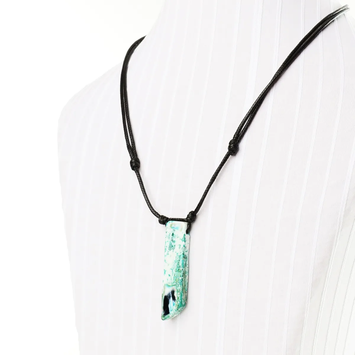 Collier Pierre d'Agate Anis coton d'avril