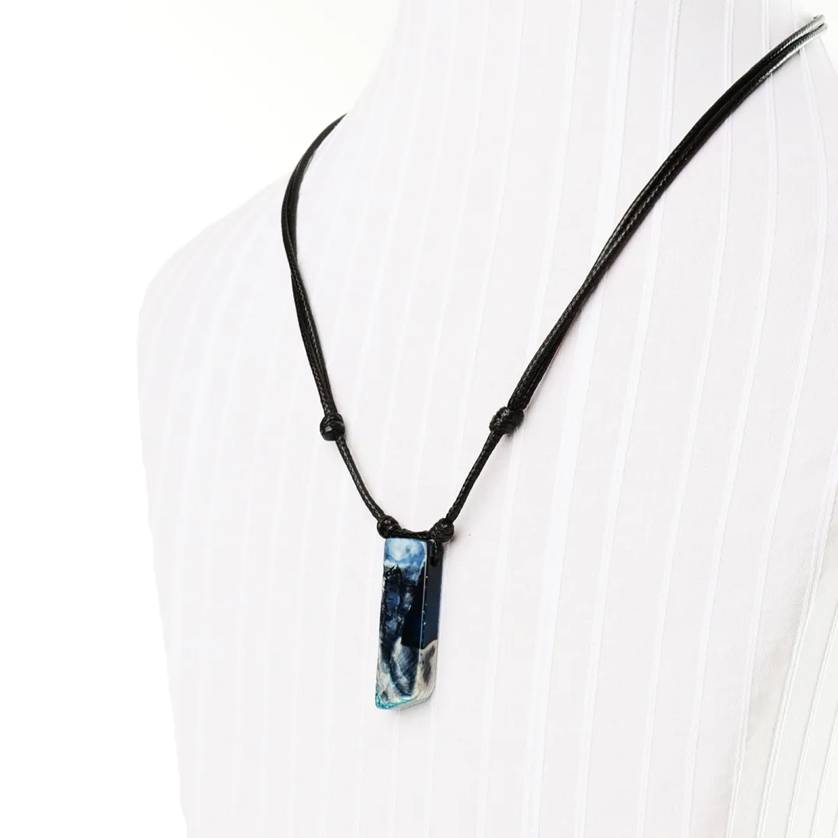 Collier Pierre d'Agate Anis coton d'avril