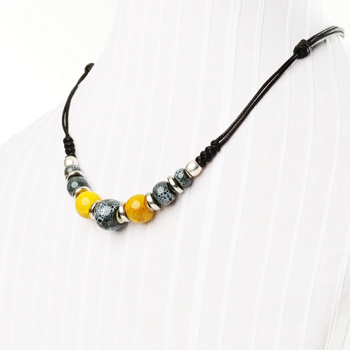 Collier Loire Jonquille coton d'avril