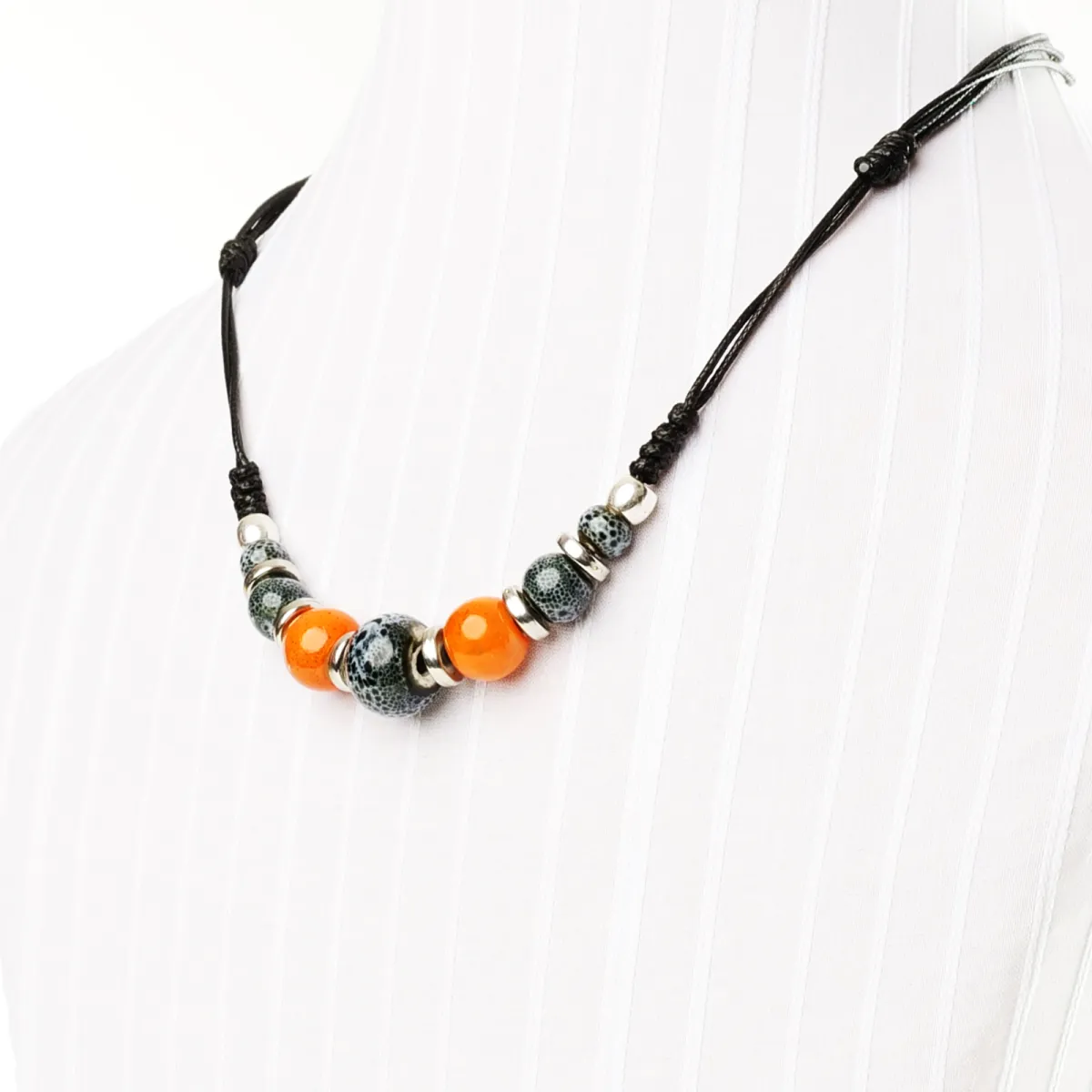 Collier Loire Corail coton d'avril