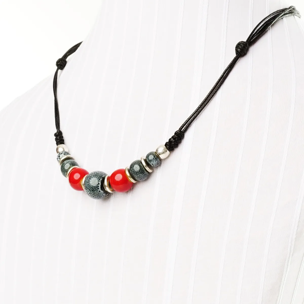 Collier Loire Carmin coton d'avril