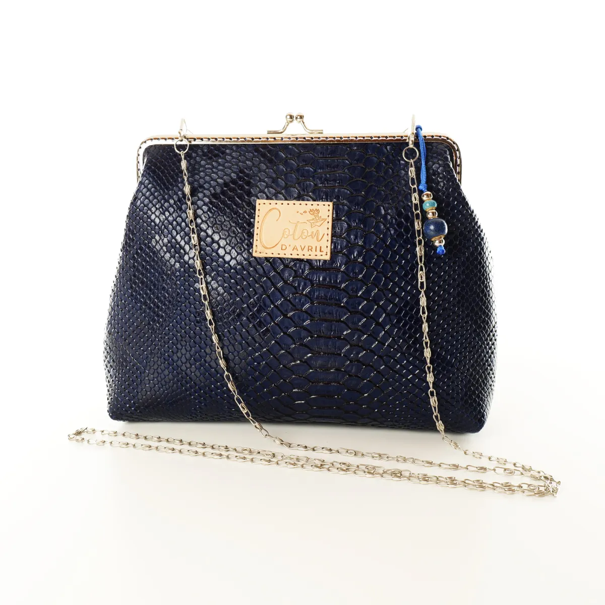 Mini Sac Coton d'Avril ECAILLE Bleu