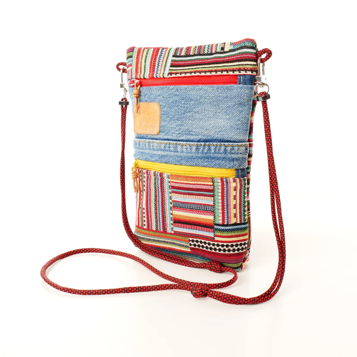 Mini Sac Coton d'Avril Alix Quadrille