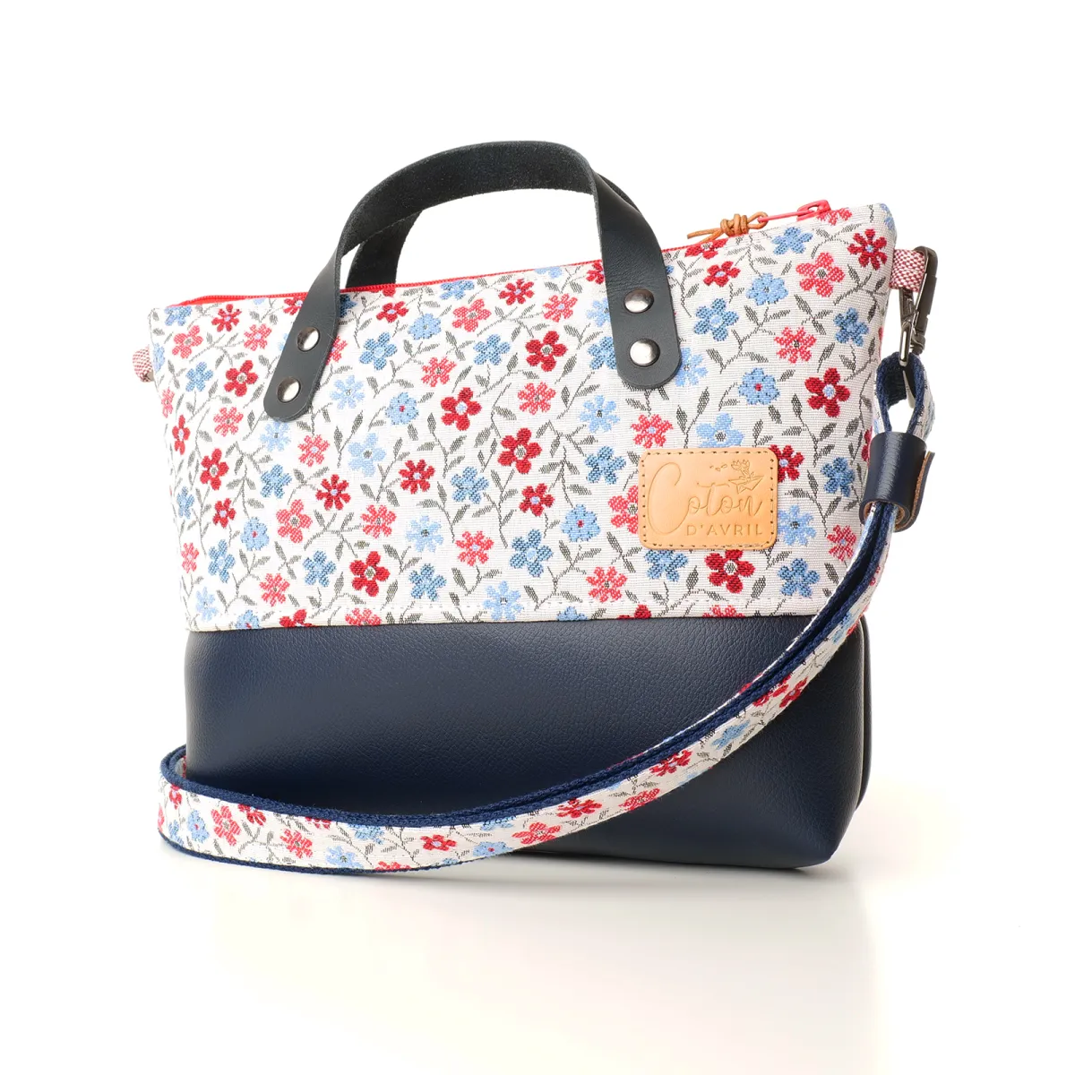 Sac à main Coton d'Avril VENTOUX Floral