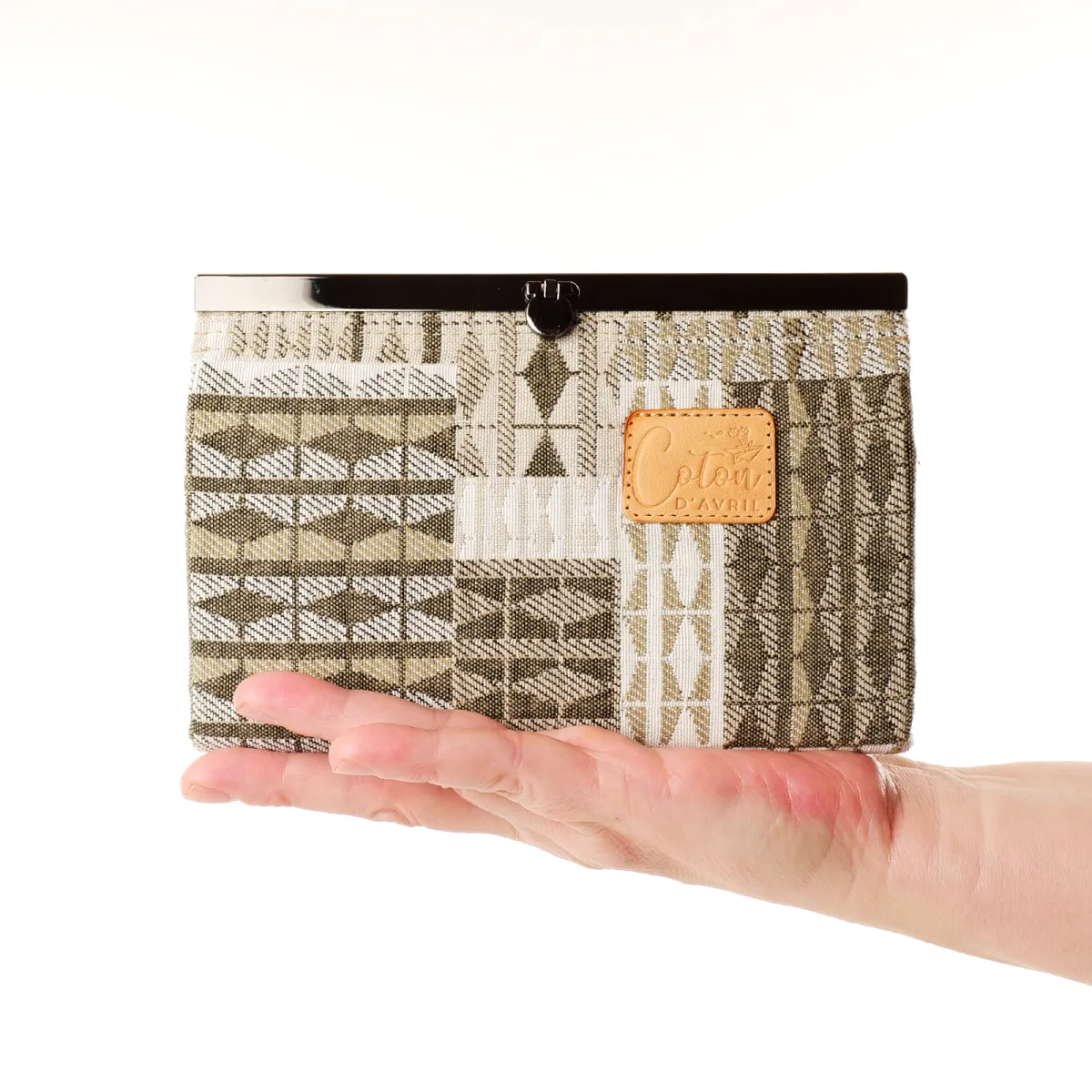 Portefeuille compagnon Coton d'Avril CAFE