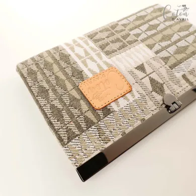Portefeuille compagnon Coton d'Avril CAFE