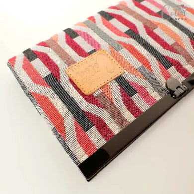 Portefeuille compagnon Coton d'Avril CERISE
