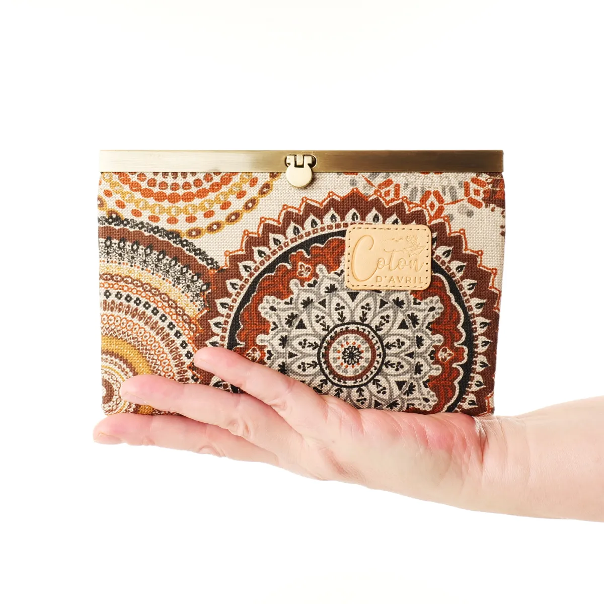 Portefeuille Compagnon Coton d'Avril MANDALA