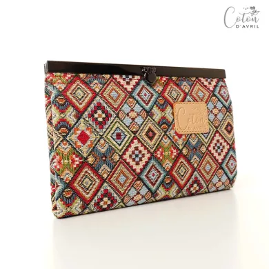 Portefeuille Compagnon Coton d'Avril MOSAIQUE