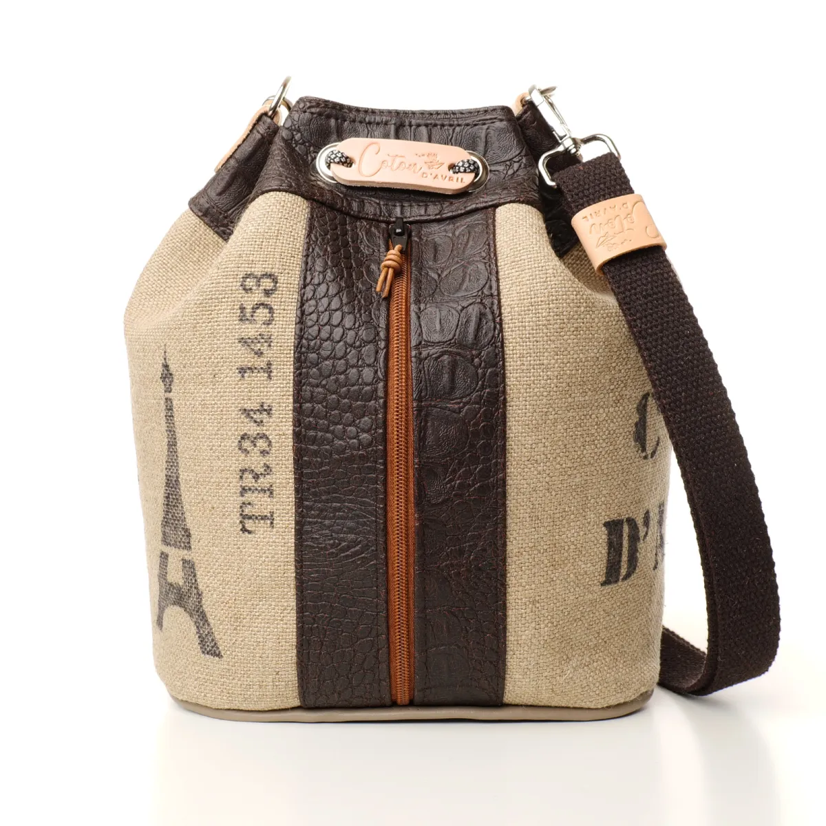 Sac seau Coton d'Avril Lin Voyage EDITION