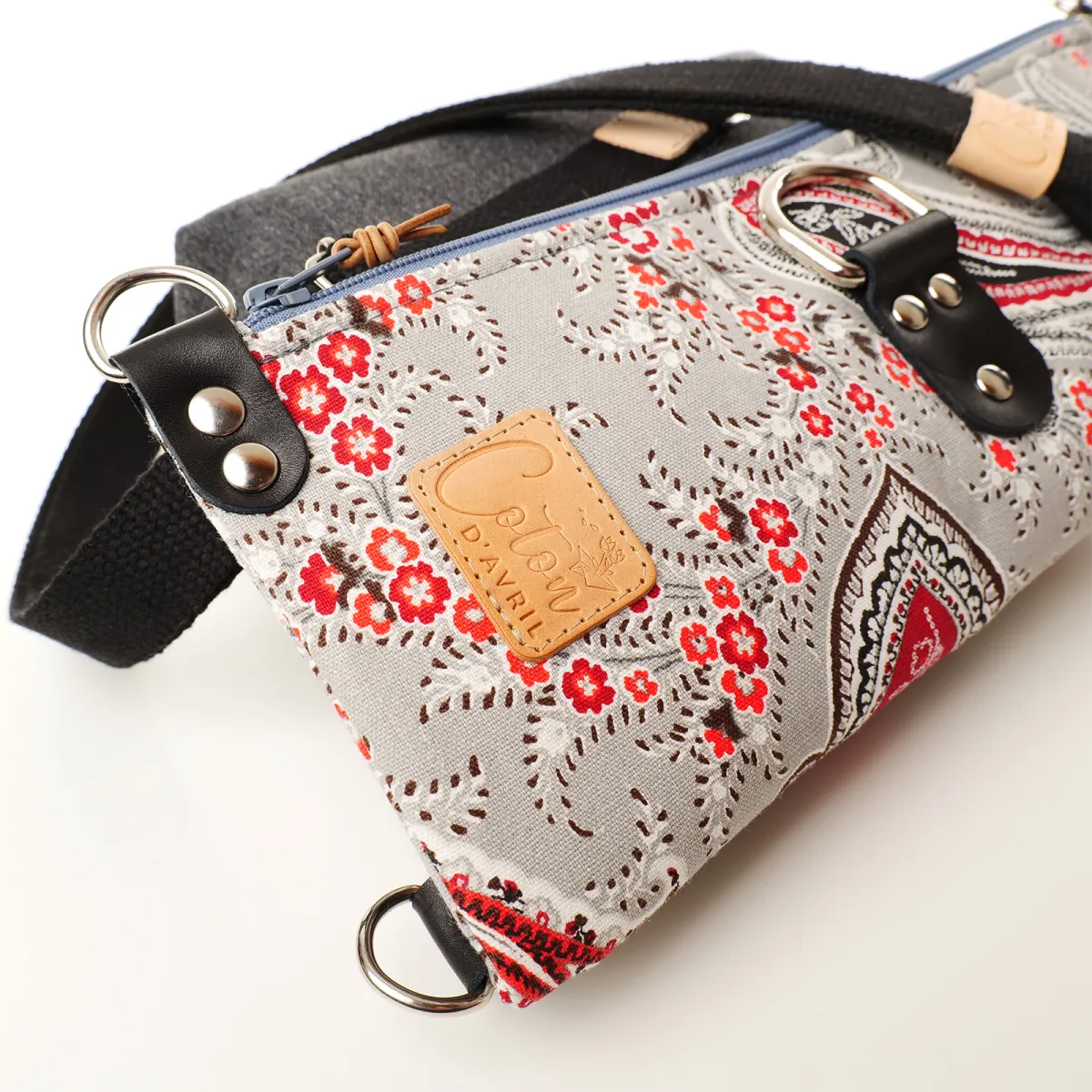 Sac convertible 3 en 1 Coton d'Avril MAGALI Cachemire