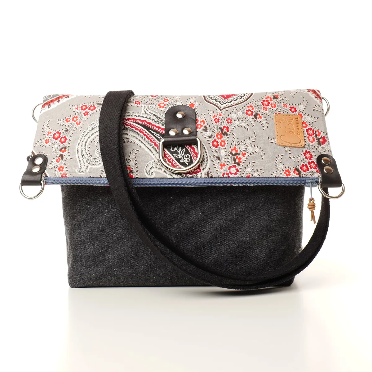 Sac convertible 3 en 1 Coton d'Avril MAGALI Cachemire