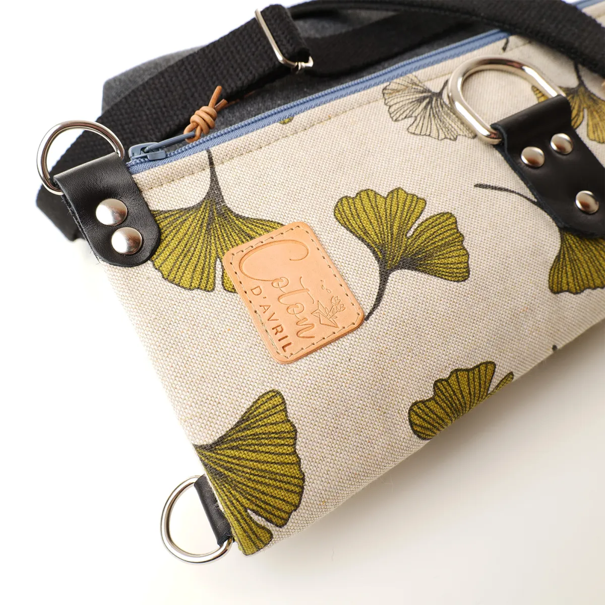 Sac convertible 3 en 1 Coton d'Avril MAGALI Ginkgo