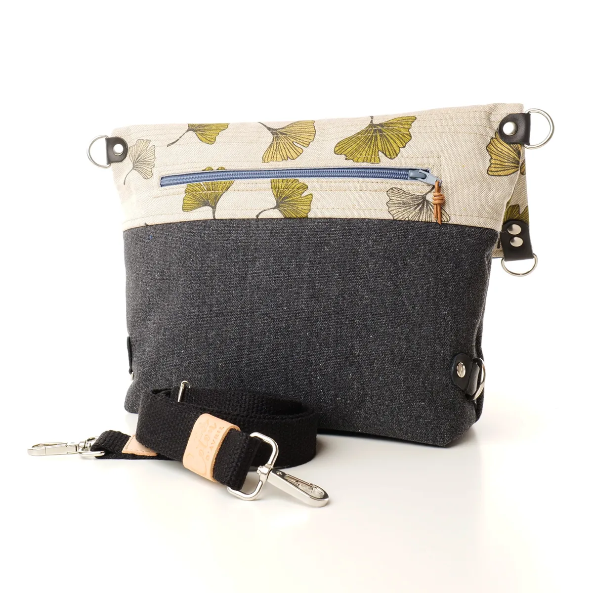 Sac convertible 3 en 1 Coton d'Avril MAGALI Ginkgo