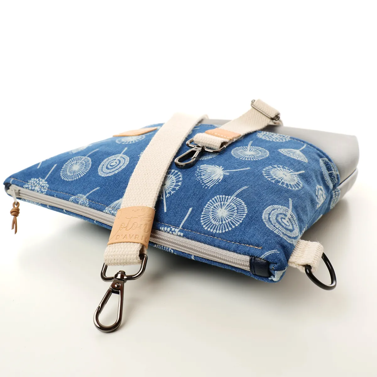 Sac à main Coton d'Avril VERDON Songe bleu