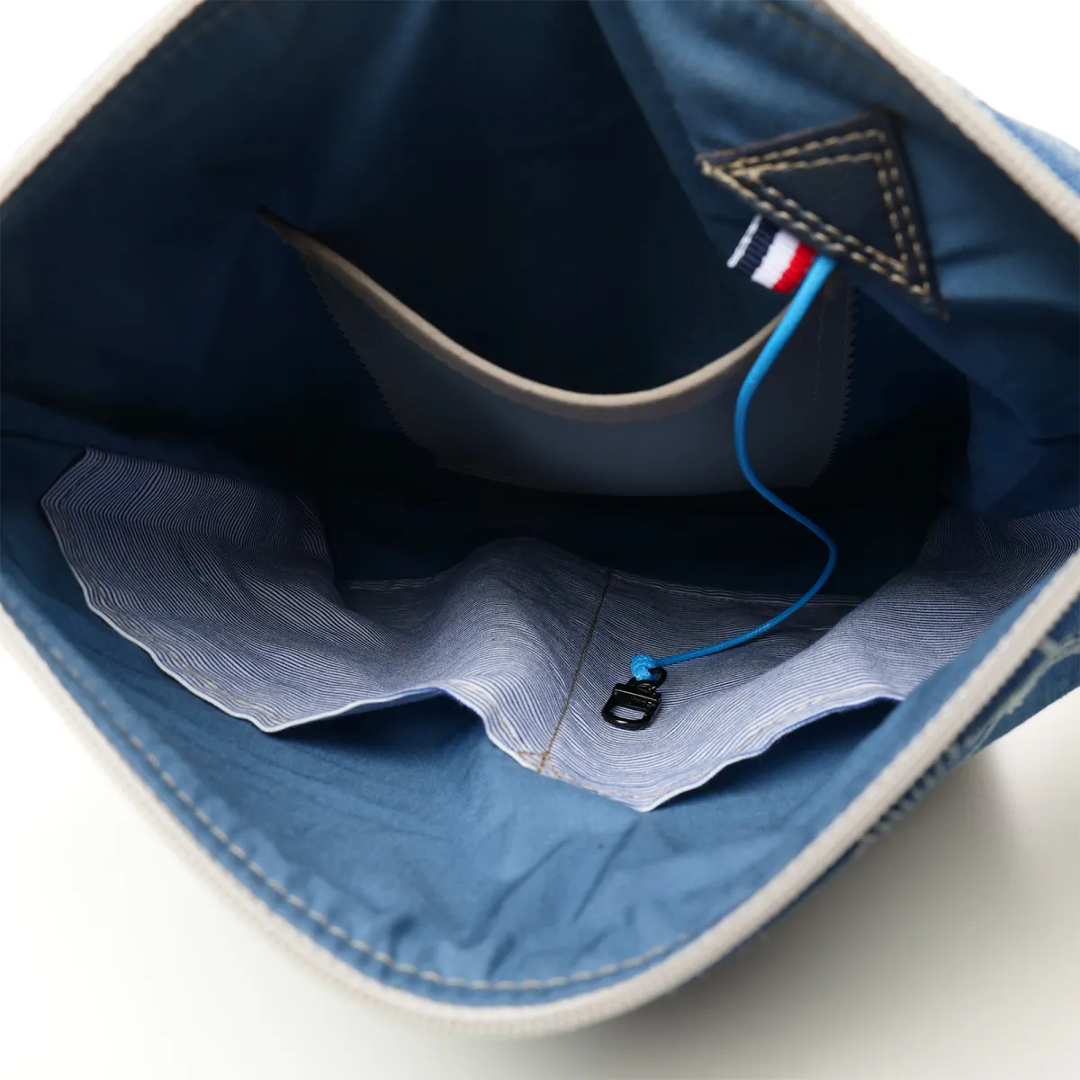 Sac à main Coton d'Avril VERDON Songe bleu