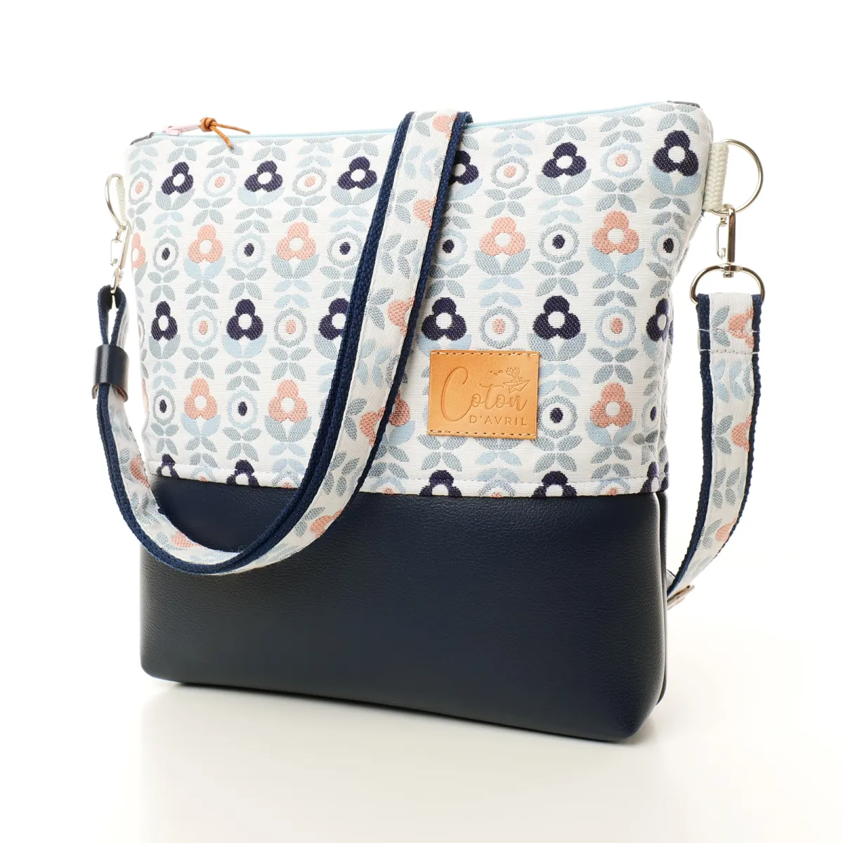 Sac à main Coton d'Avril VERDON Fleurs