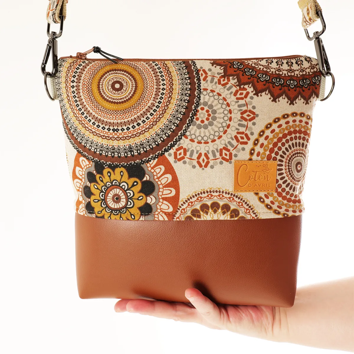 Sac à main Coton d'Avril VERDON Mandala